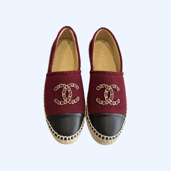 [ 샤넬 ] CC 로고 에스파듀 로퍼