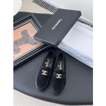 [ Chanel ] 샤넬 CC 스웨이드 모카신