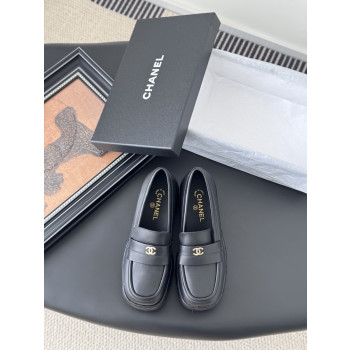 [ Chanel ] 샤넬 퀼팅 플랫폼 모카신