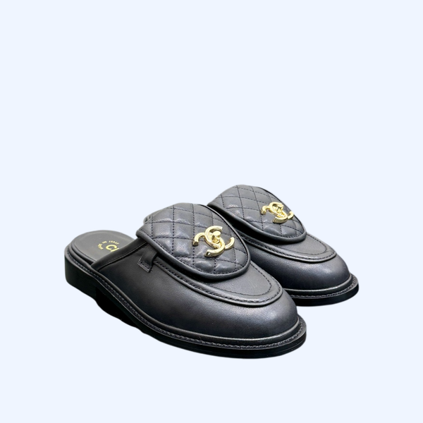 [ 샤넬 ] CC로고 로퍼 뮬