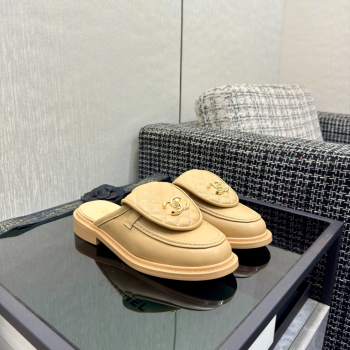 [ 샤넬 ] CC로고 로퍼 뮬