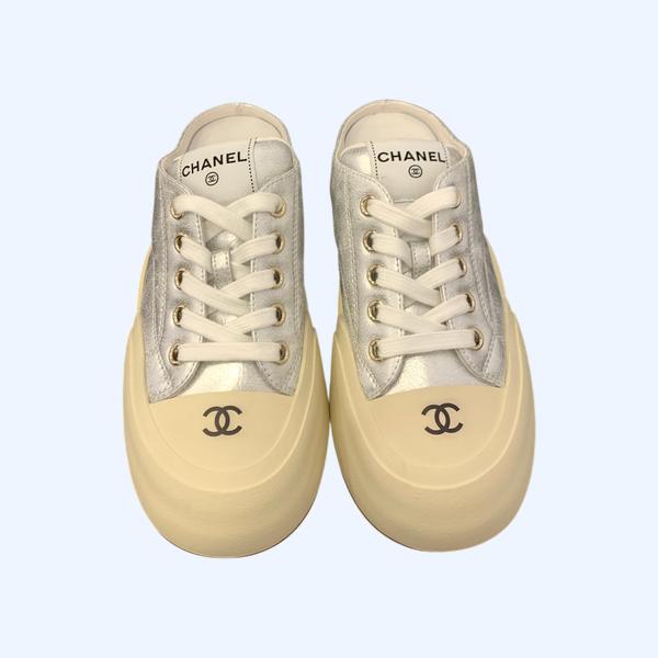 [ Chanel ] 샤넬 플랫폼 스니커즈 뮬