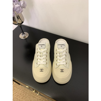 [ Chanel ] 샤넬 플랫폼 스니커즈 뮬