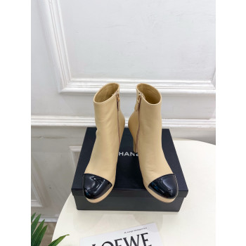 [ Chanel ] 샤넬 가죽 앵클 부츠