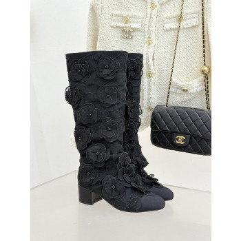 [ Chanel ] 샤넬 플라워 레이스 부츠