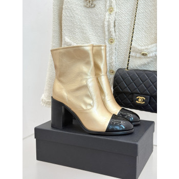 [ Chanel ] 샤넬 배색 통굽 부츠