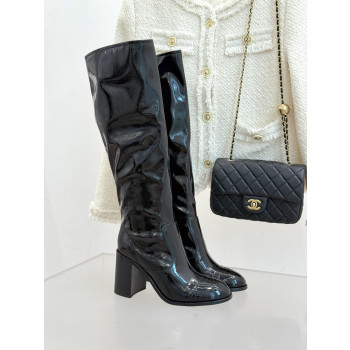 [ Chanel ] 샤넬 배색 통굽 부츠