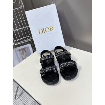 [ 디올 ] 25ss Dioract 벨크로 샌들