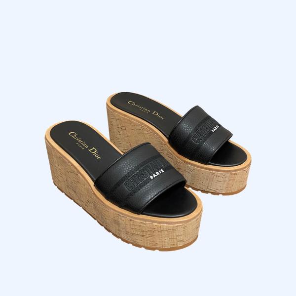 [ Dior ] 디올 D-way 웨지힐 샌들