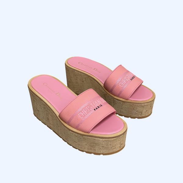 [ Dior ] 디올 D-way 웨지힐 샌들