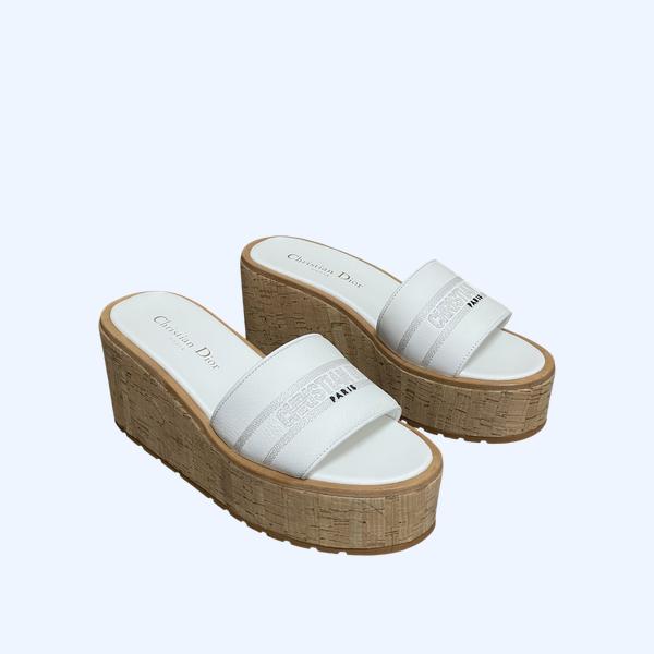 [ Dior ] 디올 D-way 웨지힐 샌들