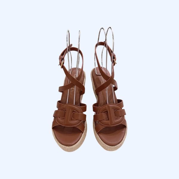 [ Dior ] 디올 D-Club 웨지힐 샌들