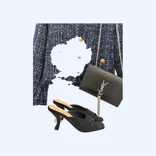 [ Dior ] 디올 Tribales 힐 슬라이드