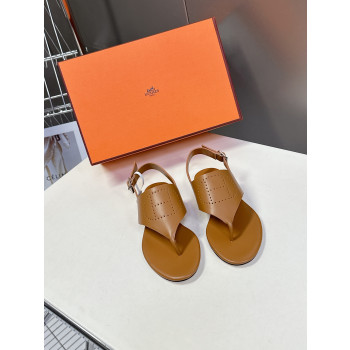 [ Hermes ] 에르메스 가죽 쪼리 샌들