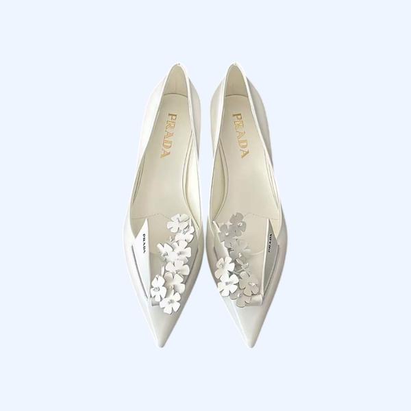 [Prada] 프라다 페이던트 가죽 펌프스