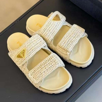 [Prada] 프라다 크로셰 슬라이드