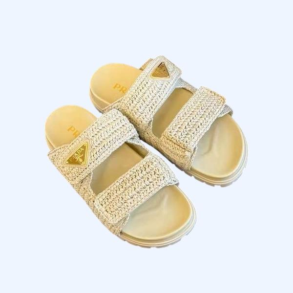 [Prada] 프라다 크로셰 슬라이드