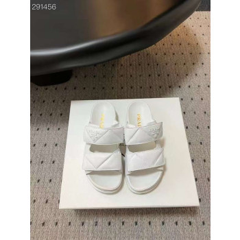 [Prada] 프라다 퀼팅 나파 가죽 슬라이드