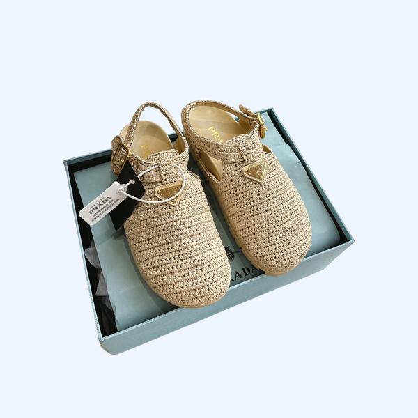 [ Prada ] 프라다 크로셰 샌들