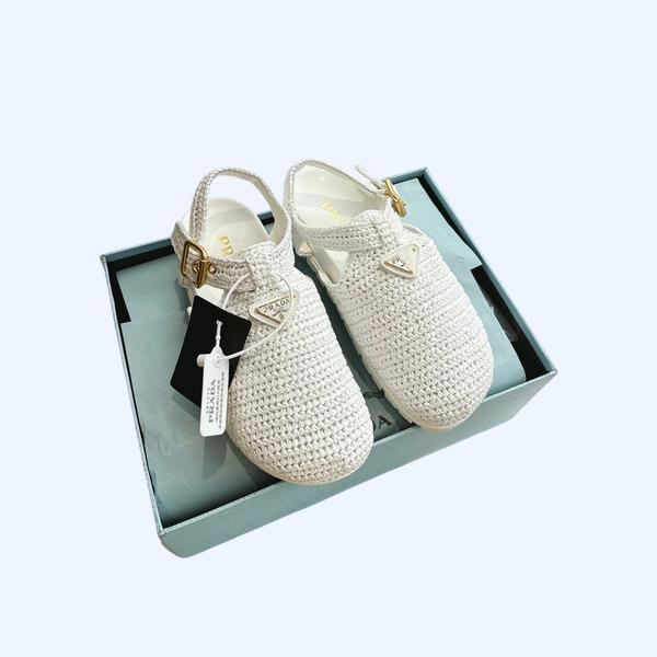 [ Prada ] 프라다 크로셰 샌들