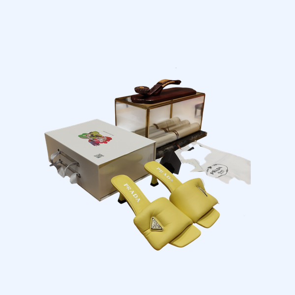 [ 프라다 ] 소프트 패딩 나파 샌들