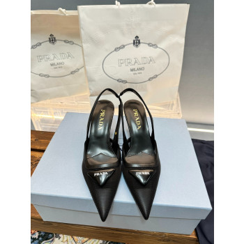 [ 프라다 ] 메시 슬링백 펌프스