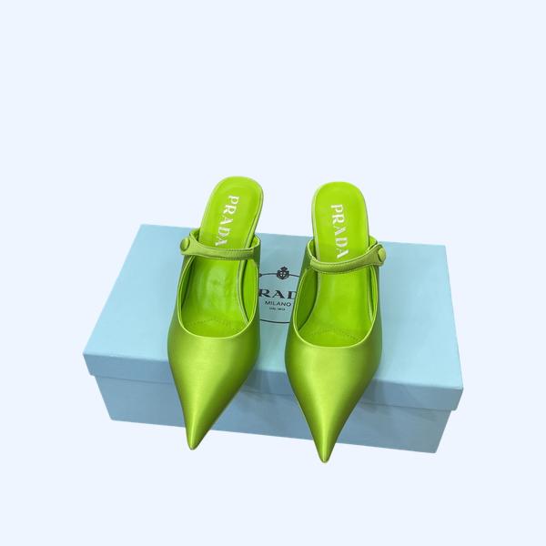 [ Prada ] 프라다 새틴 뮬