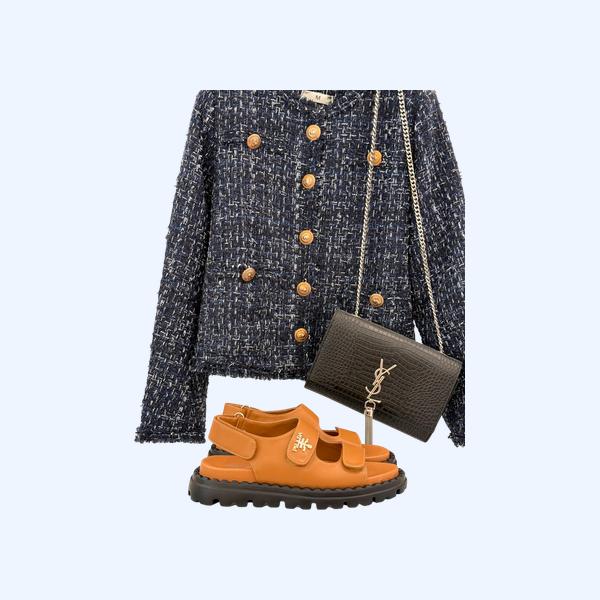 [ Prada ] 프라다 벨크로 샌들