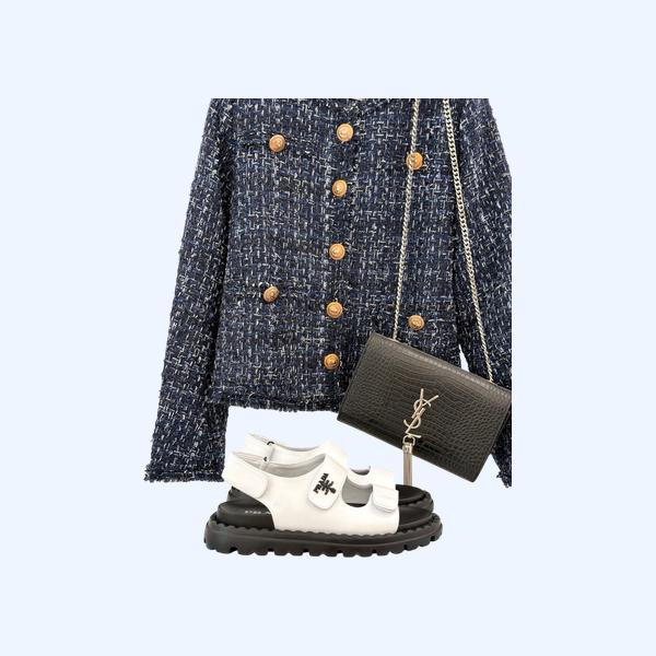 [ Prada ] 프라다 벨크로 샌들