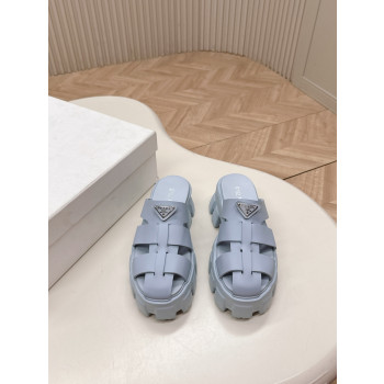 [ Prada ] 프라다 러버 모놀리스 슬라이드