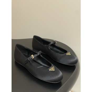 [ Prada ] 프라다 새틴 메리제인 플랫