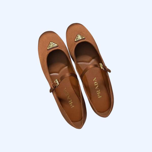 [Prada] 프라다 나파 가죽 발레리나 슈즈