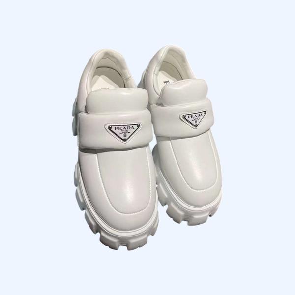 [Prada] 프라다 소프트 패딩 나파 가죽 로퍼