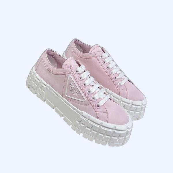 [ 프라다 ] 플랫폼 나일론 개버딘 스니커즈