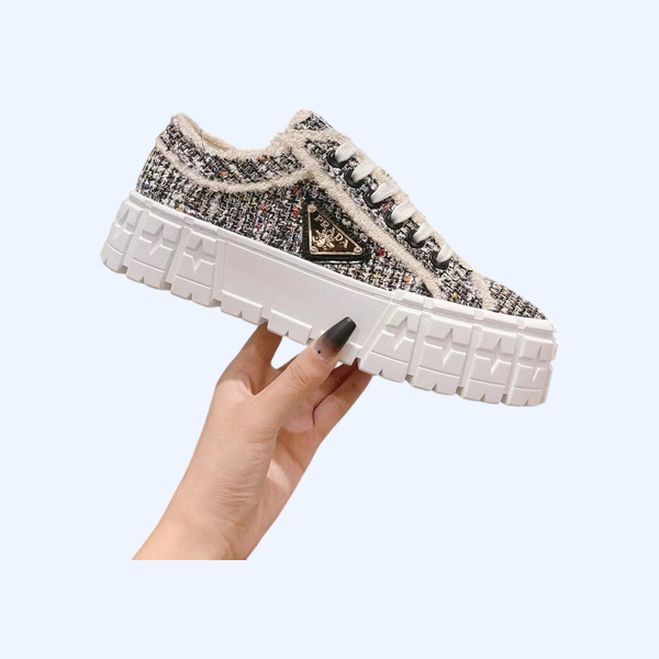 [ 프라다 ] 더블 휠 스니커즈