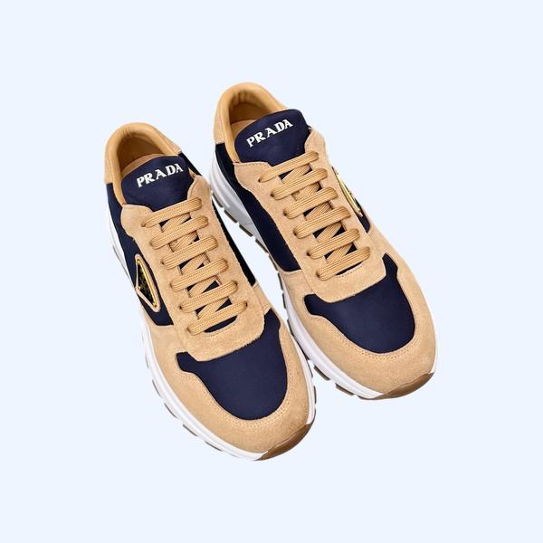 [ 프라다 ] prax 01 스웨이드 & 나일론 스니커즈