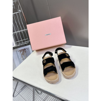 [ 미우미우 ] 25ss 벨크로 샌들