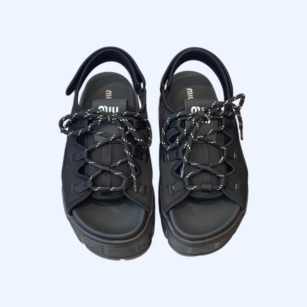 [ Miu Miu ] 미우미우 청키 네오프렌 샌들