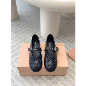 [Miu Miu] 미우미우 가죽 발레리나