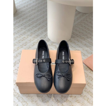 [Miu Miu] 미우미우 가죽 발레리나