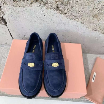 [Miu Miu] 미우미우 스웨이드 로퍼