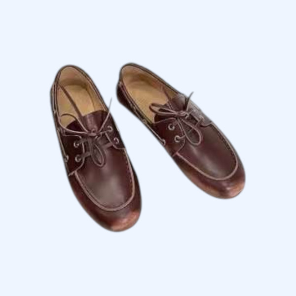 [Miu Miu] 미우미우 블리치드 가죽 로퍼