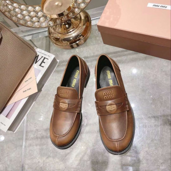 [Miu Miu] 미우미우 빈티지 가죽 페니 로퍼