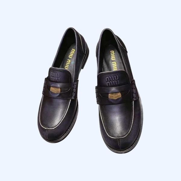 [Miu Miu] 미우미우 빈티지 가죽 페니 로퍼