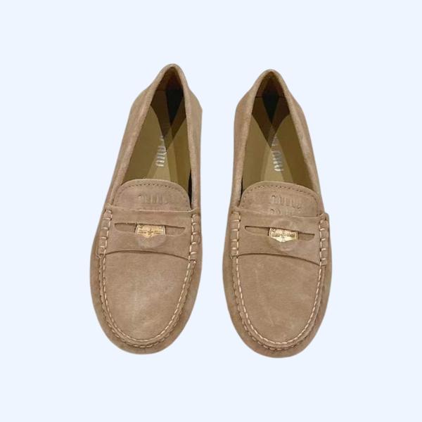 [Miu Miu] 미우미우 스웨이드 로퍼