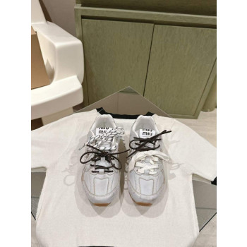 [Miu Miu] 미우미우 x 뉴발란* 스웨이드 메쉬 스니커즈