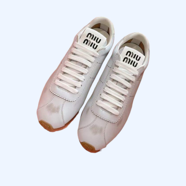 [Miu Miu] 미우미우 스웨이드 스니커즈