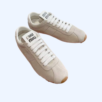 [Miu Miu] 미우미우 스웨이드 스니커즈