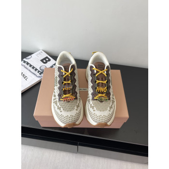 [ Miu Miu ] 미우미우 테크니컬 패브릭 스니커즈