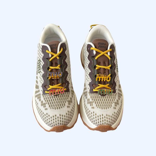 [ Miu Miu ] 미우미우 테크니컬 패브릭 스니커즈
